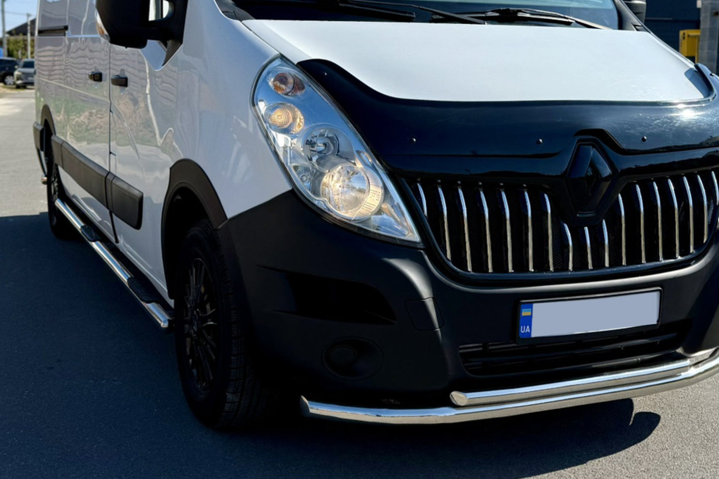 Front protection ST014 (stainless) for Renault Master 2011-2023 - image 3