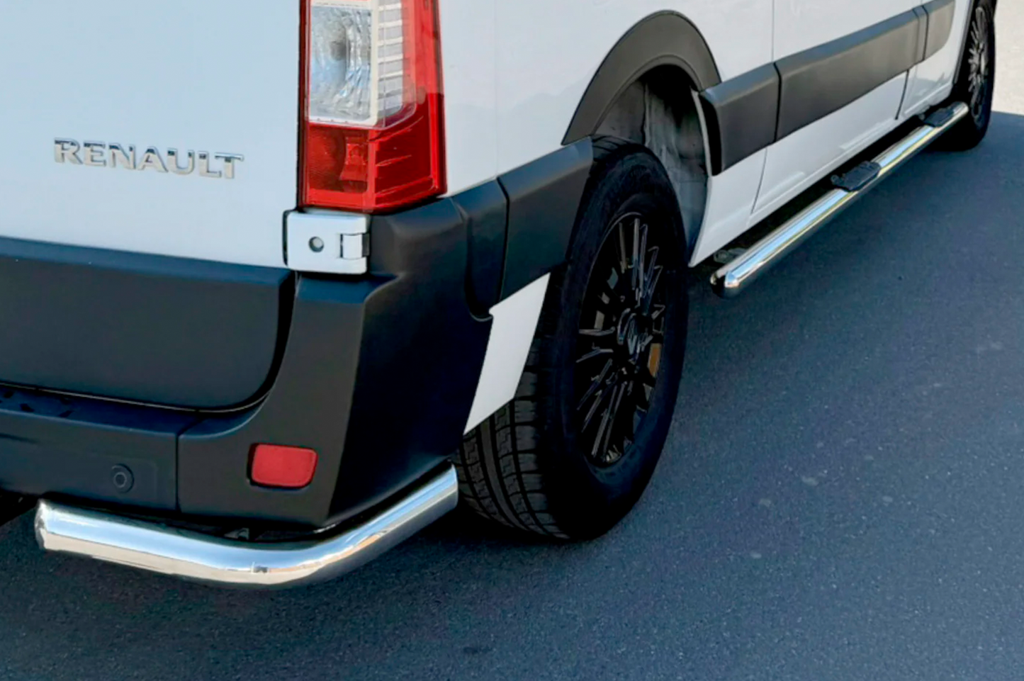 Rear Corner Bars AK003 (2 pcs, stainless steel) for Renault Master 2011-2023 - image 5