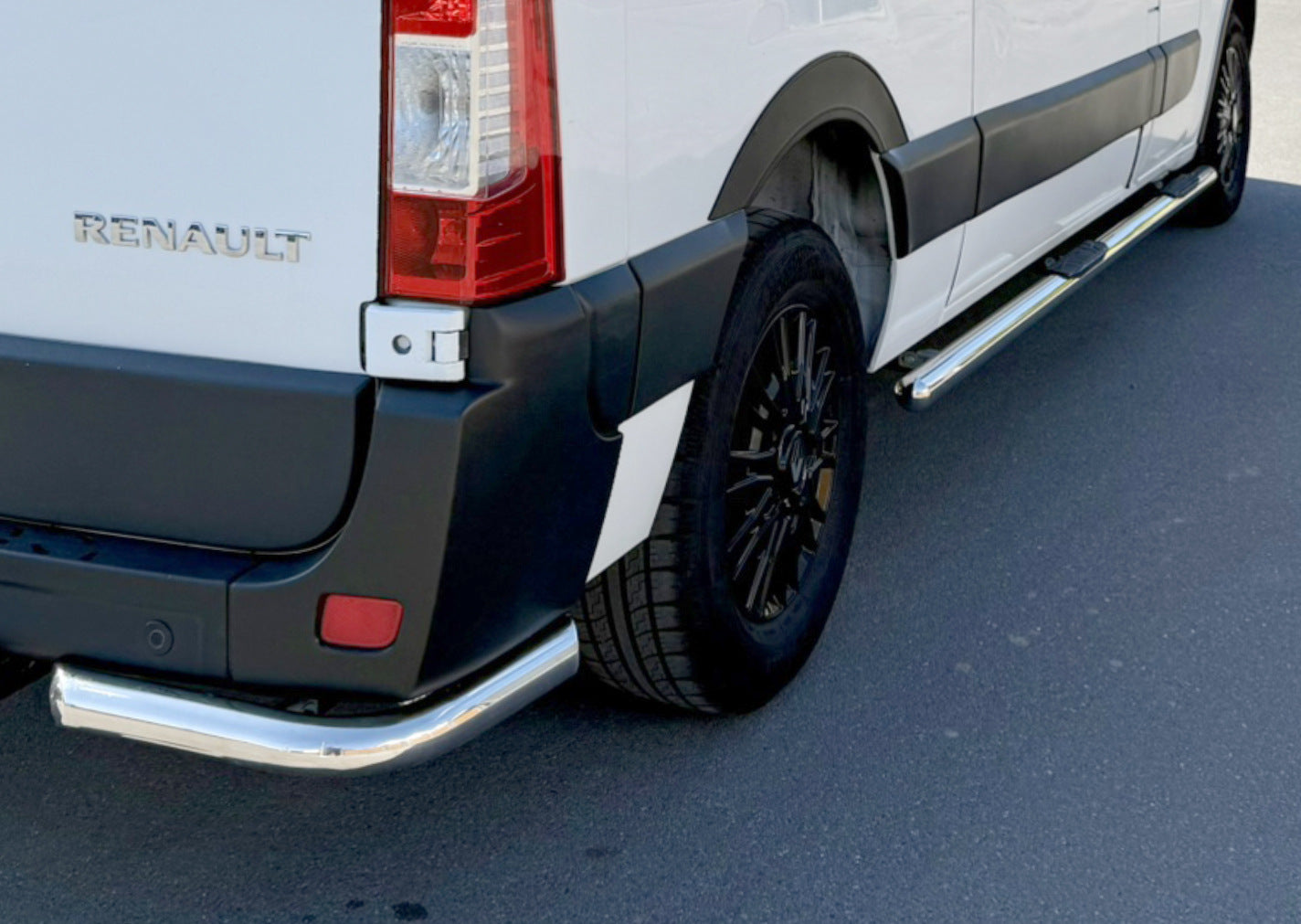 Rear Corner Bars AK003 (2 pcs, stainless steel) for Renault Master 2011-2023 - image 5