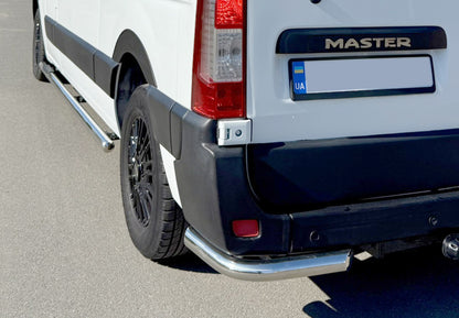 Rear Corner Bars AK003 (2 pcs, stainless steel) for Nissan NV400 2010-2024 - image 7