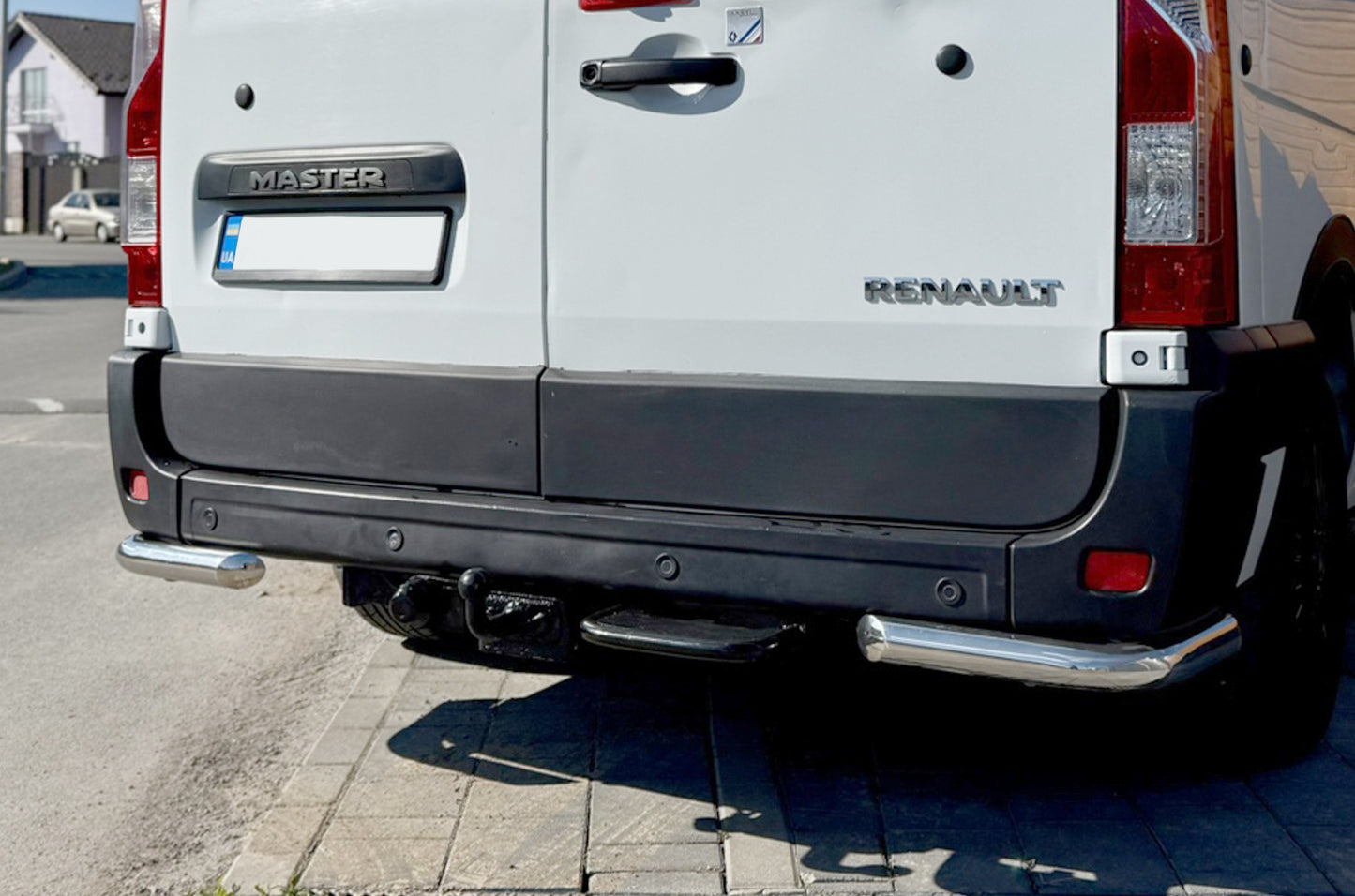 Rear Corner Bars AK003 (2 pcs, stainless steel) for Renault Master 2011-2023 - image 8