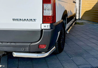 Rear corners AK003 (2 PCs, stainless steel) for Nissan NV400 2010-2024 - Reelken Auto
