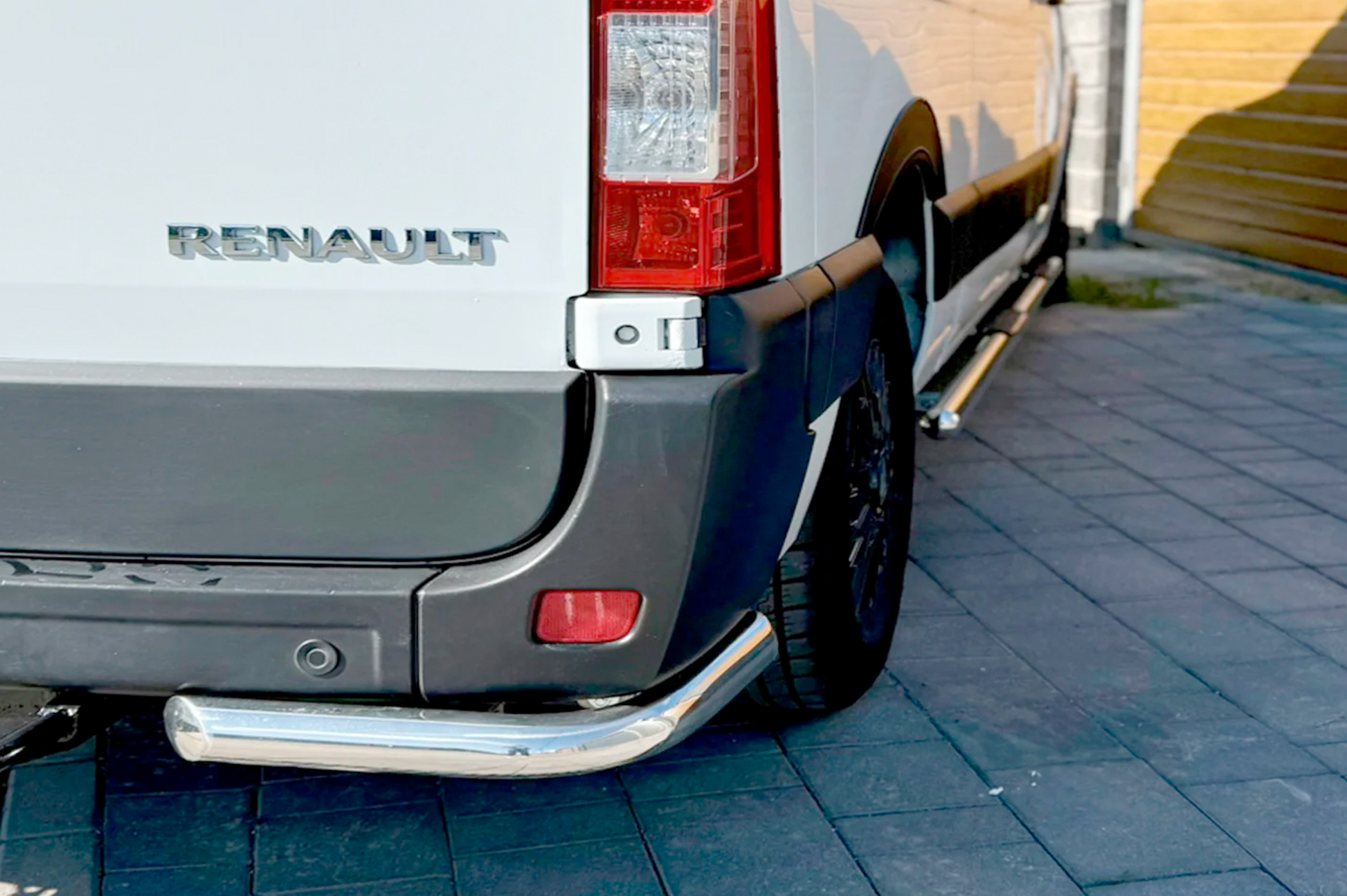 Rear Corner Bars AK003 (2 pcs, stainless steel) for Nissan NV400 2010-2024 - image 5