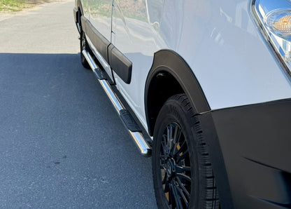 Side Bars BB002 (2 pcs, Stainless Steel) for Nissan NV400 2010-2024 - image 3