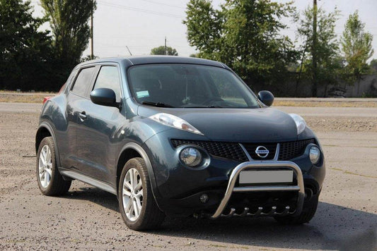 QT012 the bumper guard (stainless) for Nissan Juke 2010-2019 - Reelken Auto