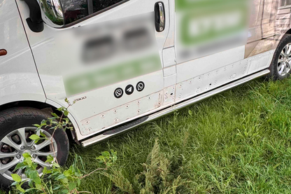 Side Pipes (2 pcs, Stainless Steel) for Renault Trafic 2015- - image 6
