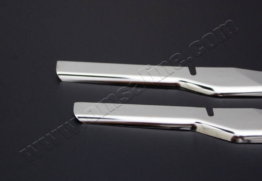 Grille Trim Covers OmsaLine (2018↗, 4 pcs, Stainless Steel) for Ford Courier 2014-2023 - image 3