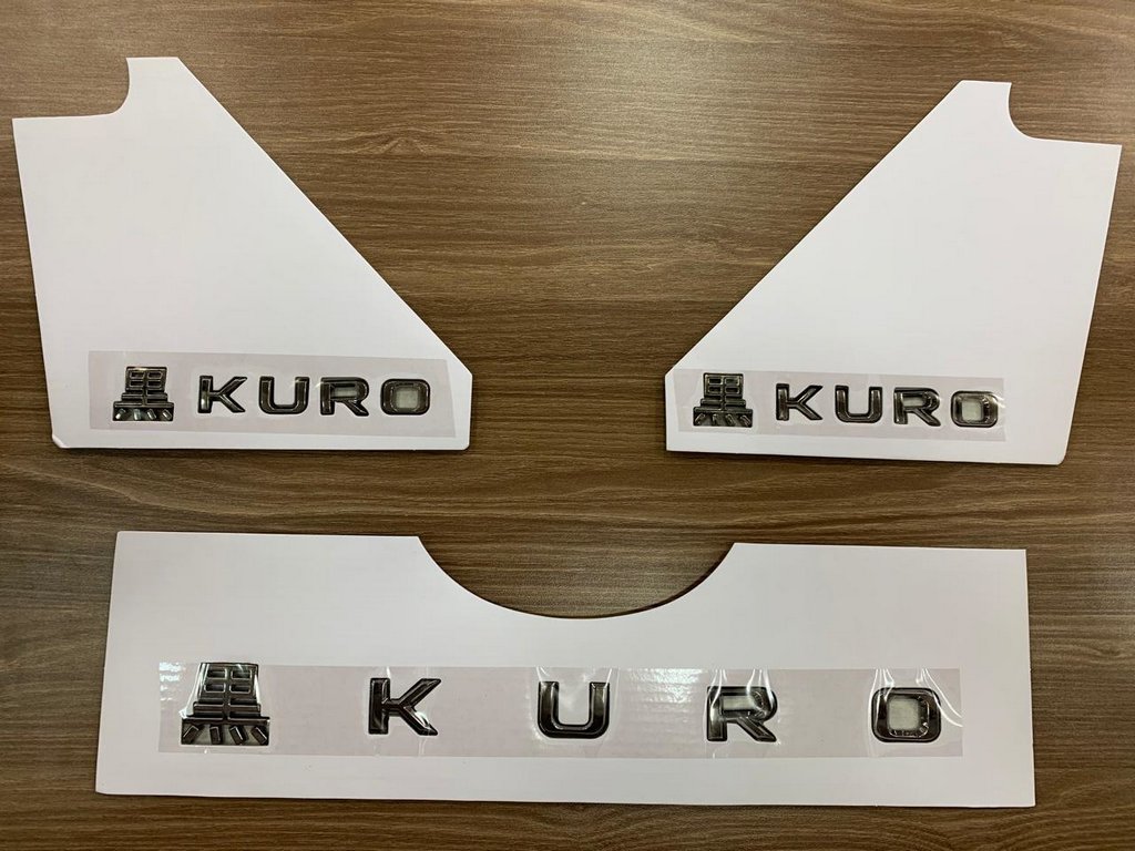 KURO Badge Set (3 pcs) for Lexus LX570/450d 2008-2022 - image 2