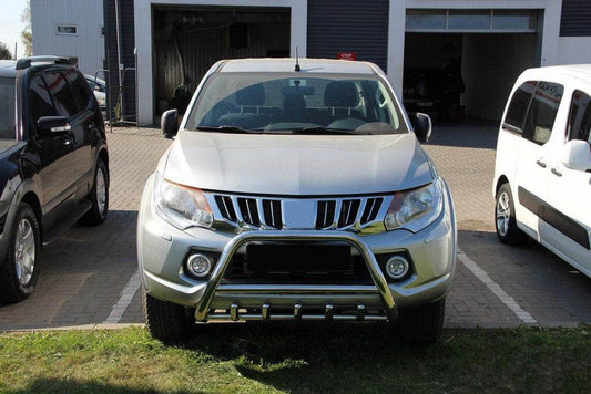 The WT003 bumper guard (stainless) for Mitsubishi L200 2015-2024 - Reelken Auto