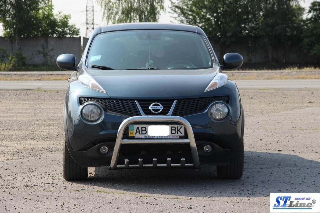 QT012 the bumper guard (stainless) for Nissan Juke 2010-2019 - Reelken Auto