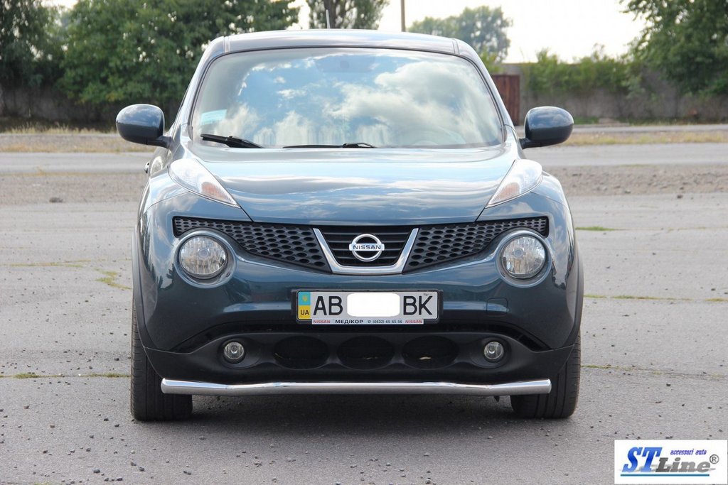 Front Bull Bar ST008-2 (Stainless Steel) for Nissan Juke 2010-2019 - image 3