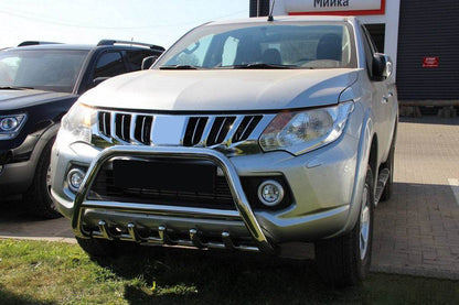 The WT003 bumper guard (stainless) for Mitsubishi L200 2015-2024 - Reelken Auto