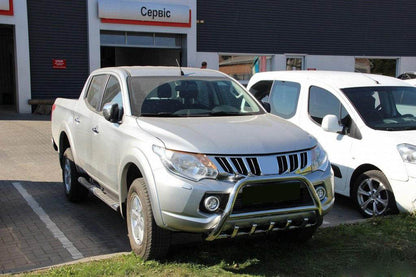 The WT003 bumper guard (stainless) for Mitsubishi L200 2015-2024 - Reelken Auto