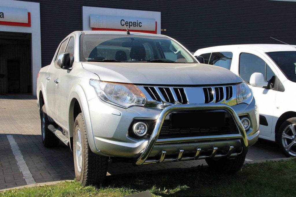 The WT003 bumper guard (stainless) for Mitsubishi L200 2015-2024 - Reelken Auto