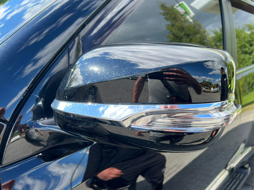Mirror Covers 2012-2021 (2 pcs, Chrome) for Lexus LX570/450d 2008-2022 - image 1