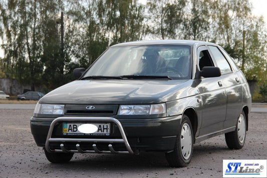 Bull Bar WT003 60mm Stainless Steel for VAZ 2110-21115 1995-2015 - image 2