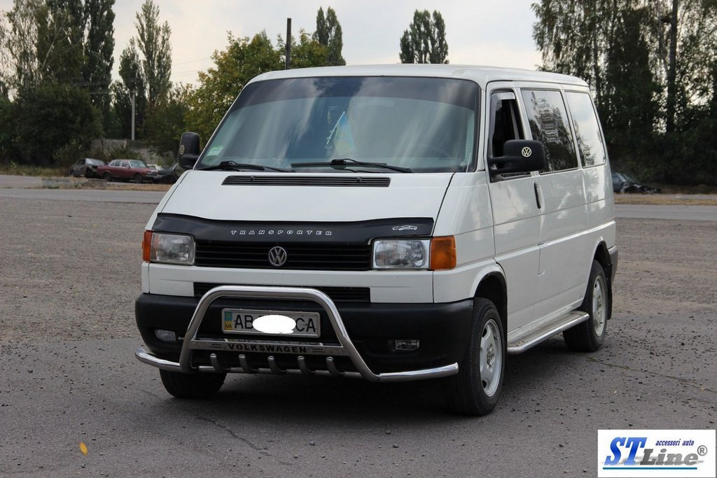 Bull Bar WT003 Plus-1 (Stainless Steel) for Volkswagen T4 Transporter 1990-2003 - image 2