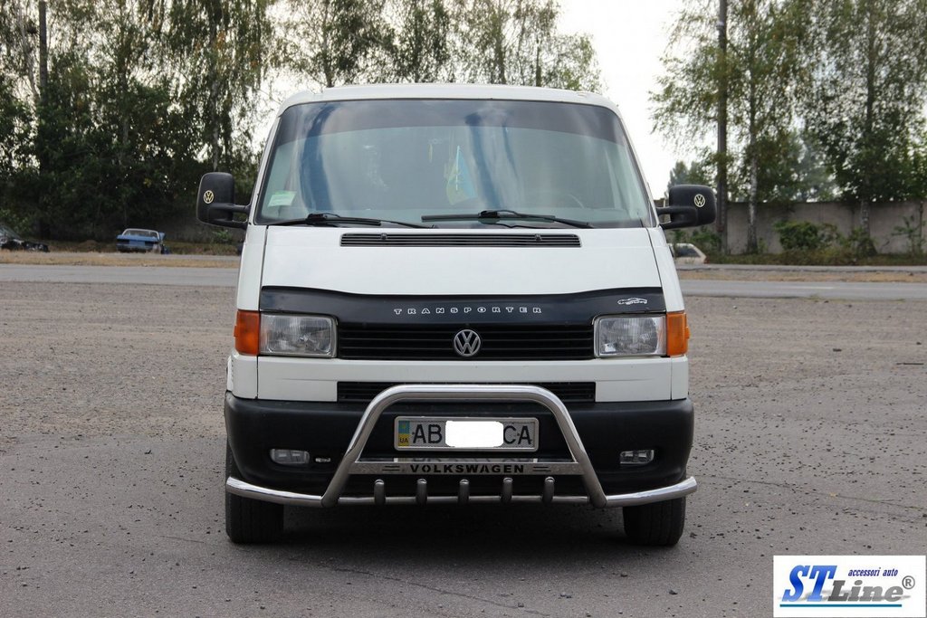 Bull Bar WT003 Plus-1 (Stainless Steel) for Volkswagen T4 Caravelle/Multivan 1990-2003 - image 3