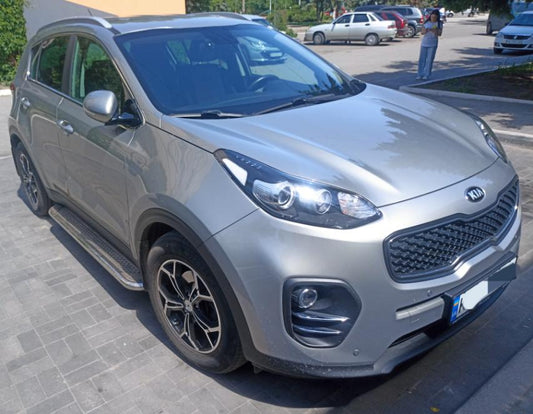 Side Steps Maydos V2 (2 pcs, Aluminum & Stainless Steel) for Kia Sportage 2015-2021 - image 2