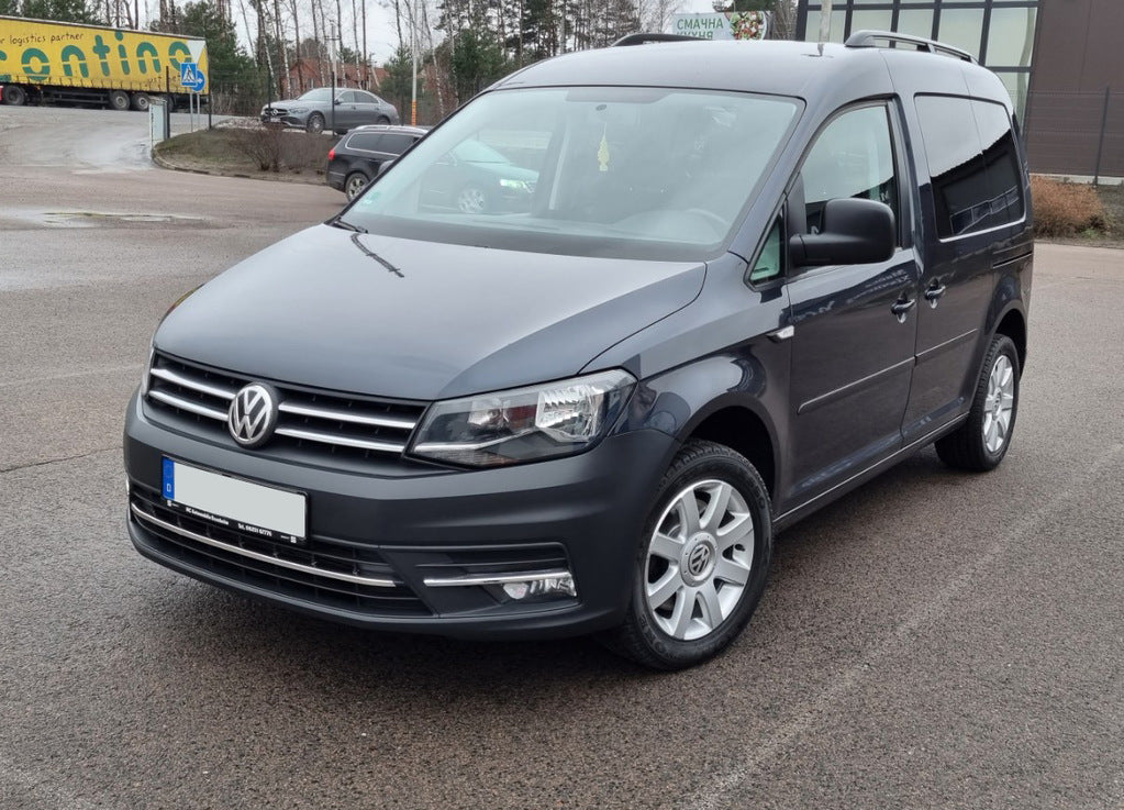 Lining on the grille (2 PCs, stainless steel) for Volkswagen Caddy 2015-2020 - image 5