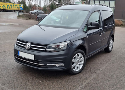 Lining on the grille (2 PCs, stainless steel) for Volkswagen Caddy 2015-2020 - image 5