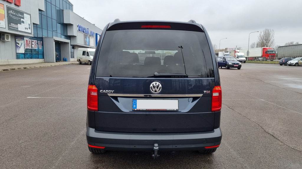 Overlay above the number (1 door, stainless steel) for Volkswagen Caddy 2015-2020 - Reelken Auto