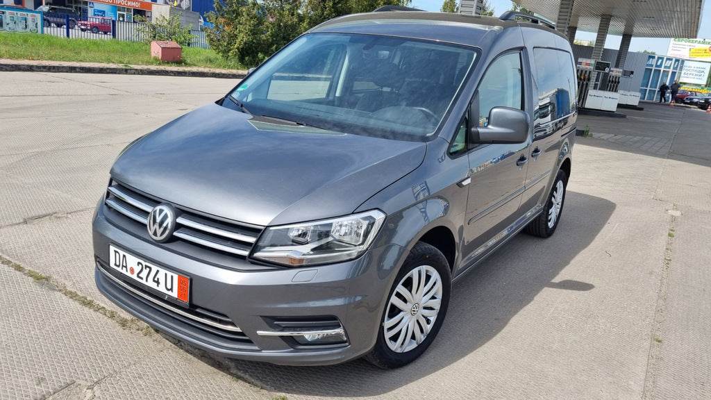 Bumper pads (3 pcs, stainless steel) for Volkswagen Caddy 2015-2020 - Reelken Auto