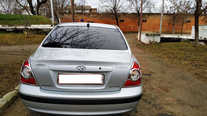 Chrome Tail Light Covers (2 pcs, plastic) for Hyundai Elantra (XD) 2000-2011 - image 6