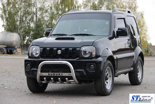 QT006 the bumper guard (stainless) for Suzuki Jimny 1998-2018 - Reelken Auto