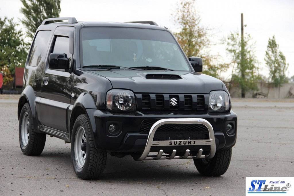 QT006 the bumper guard (stainless) for Suzuki Jimny 1998-2018 - Reelken Auto