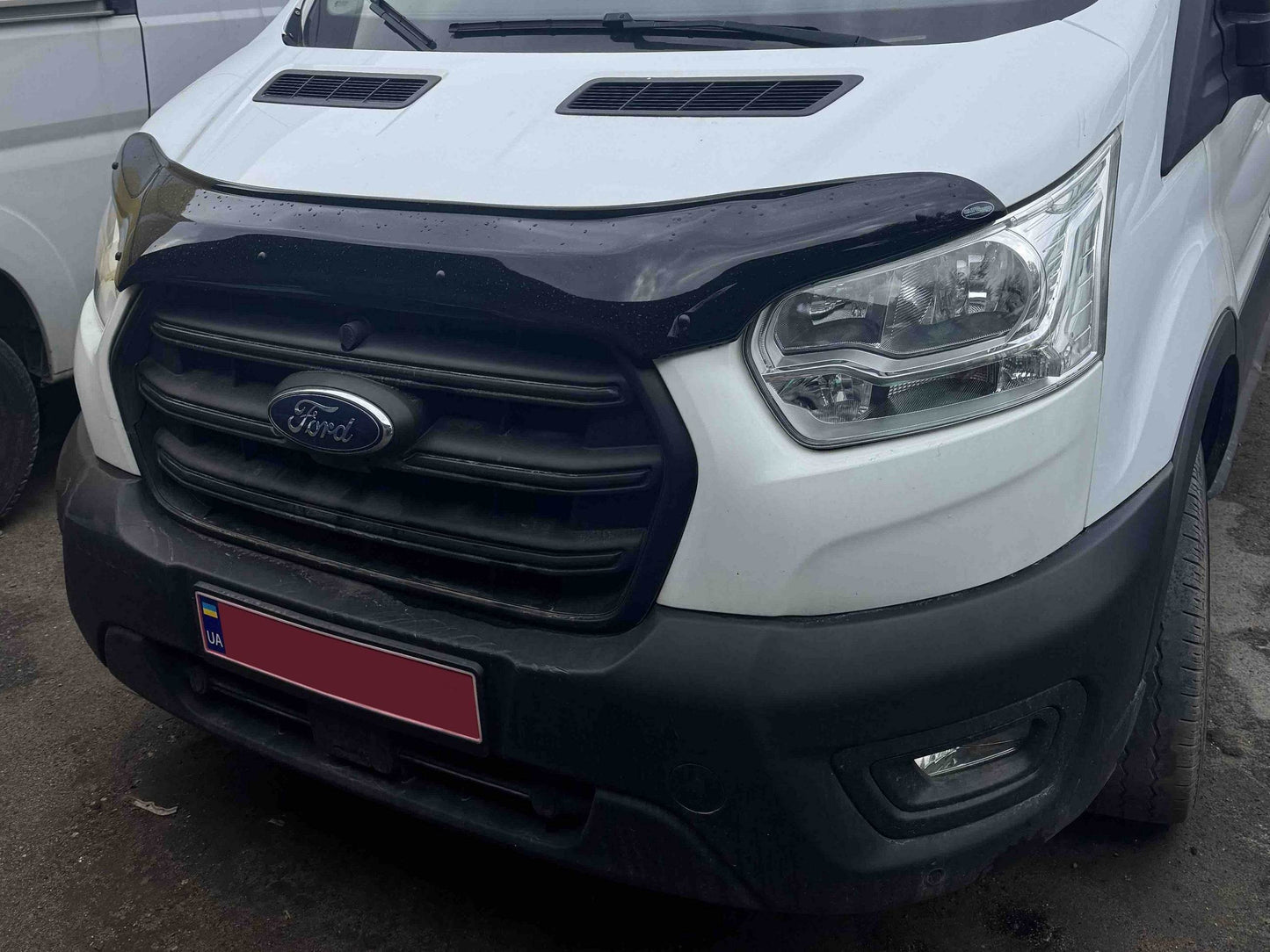 Hood deflector EuroCap (2019+) for Ford Transit 2014↗ - Reelken Auto