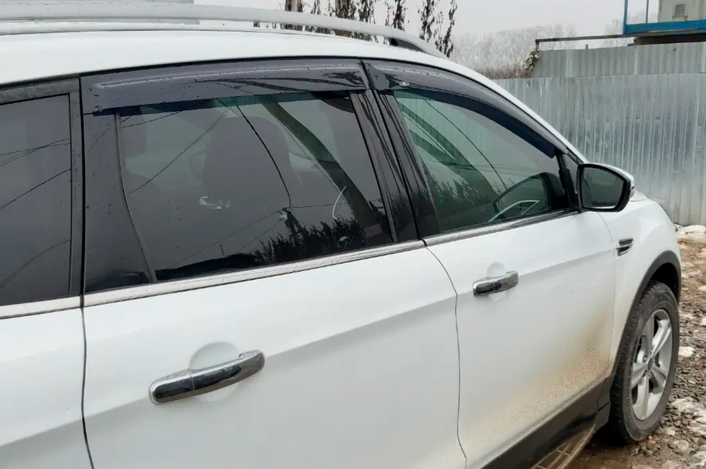 Window Deflectors (4 pcs, HIC) for Ford Kuga/Escape 2013-2019 - image 3