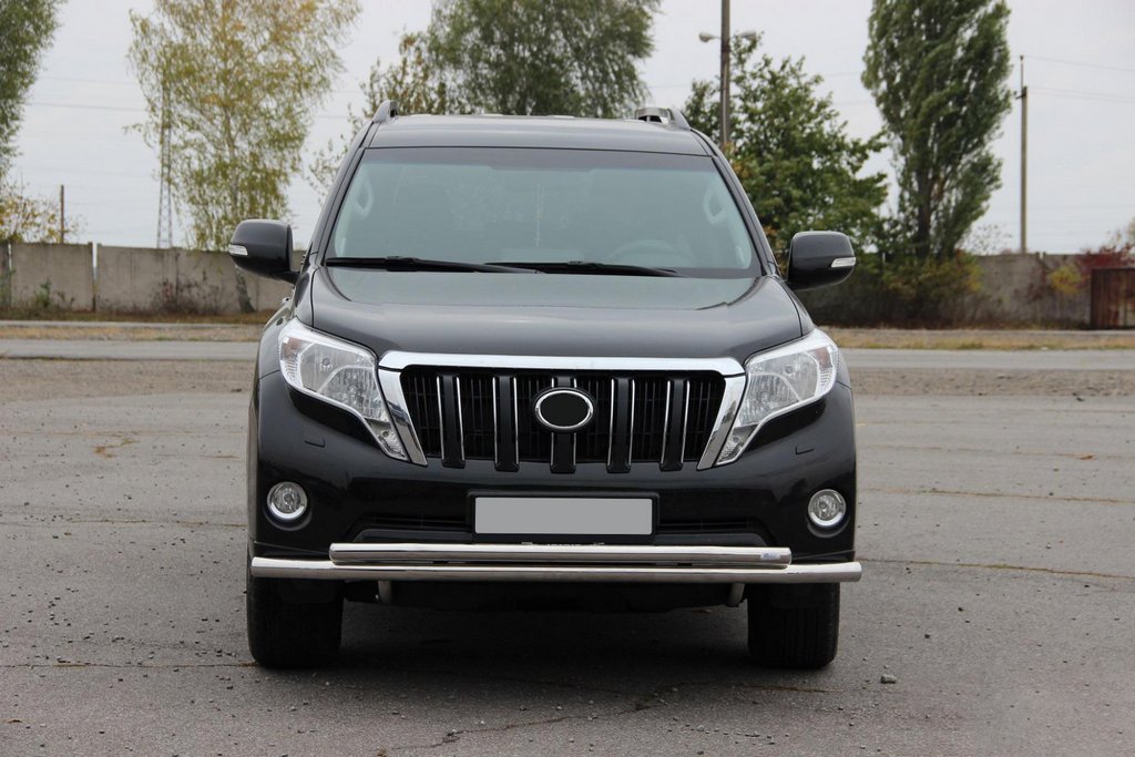 Front protection ST014 (stainless) for Toyota Land Cruiser Prado 150 - image 2