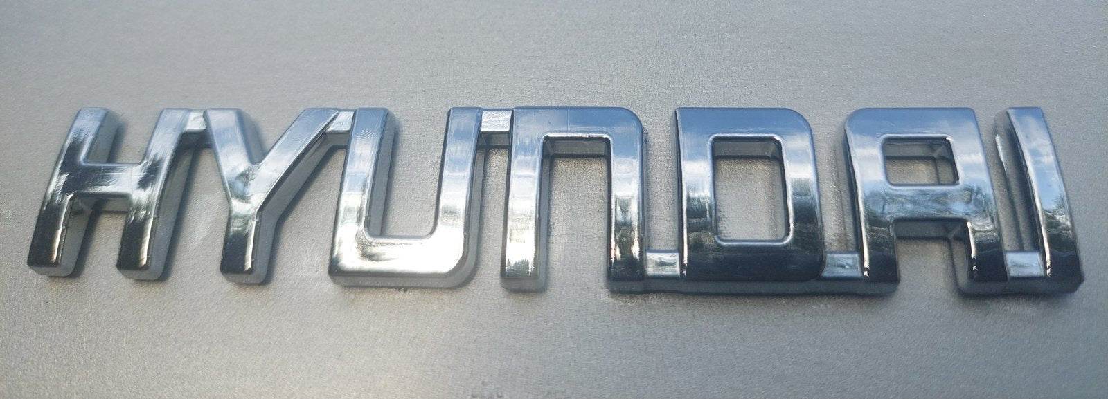 Hyundai inscription (10.0 cm by 1.5 cm) for Hyundai - Reelken Auto