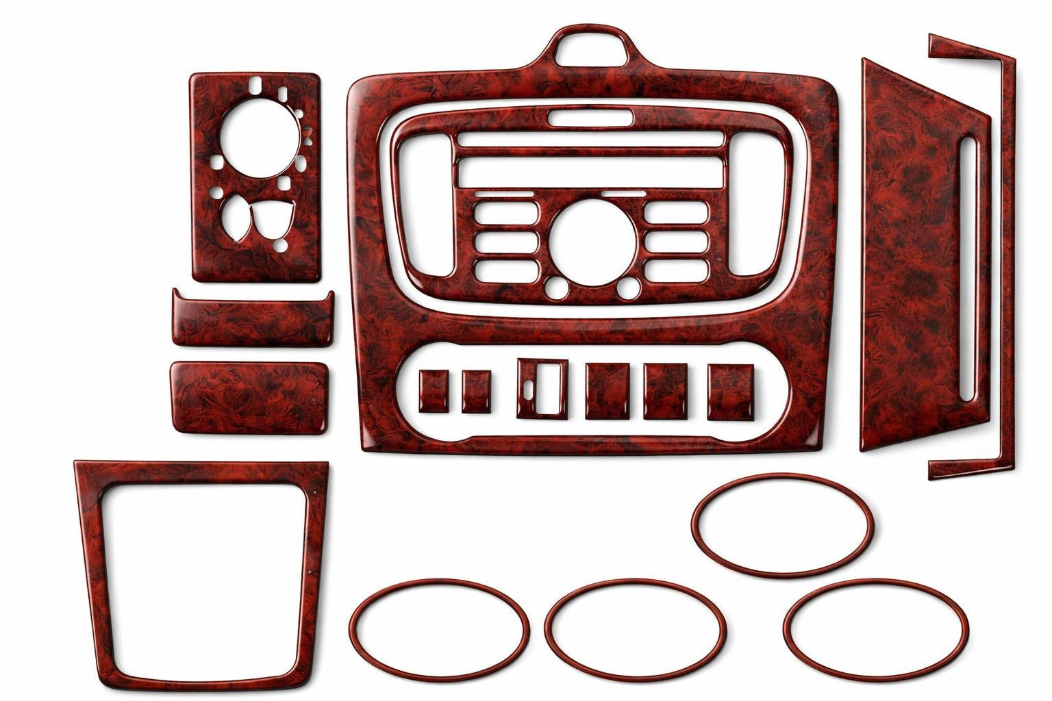 Dashboard Trim AC (Maxi-Set, Wood) for Ford Focus II 2008-2011 - image 1