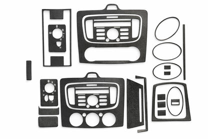 Dashboard Trim Covers Clima/AC (Maxi-Set, Carbon) for Ford Focus II 2008-2011 - image 1