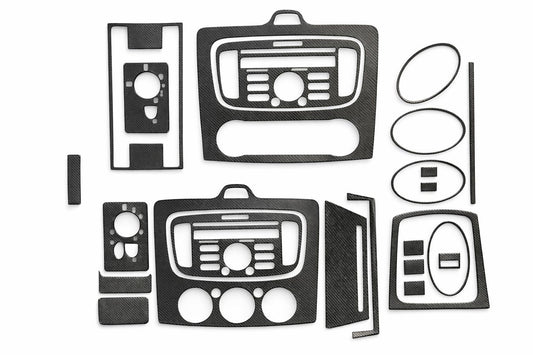 Dashboard Trim Covers Clima/AC (Maxi-Set, Carbon) for Ford Focus II 2008-2011 - image 1