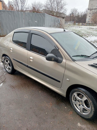 Pads on the handles (stainless) for Peugeot 206 - image 2