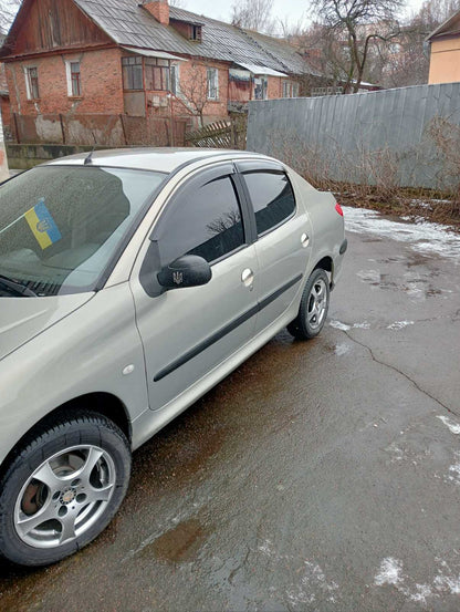 Pads on the handles (stainless) for Peugeot 206 - image 3