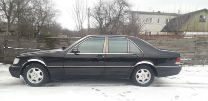 Fender Trim (Short/Long, 4 pcs, Stainless Steel) for Mercedes S-сlass W140 1991-1998 - image 2