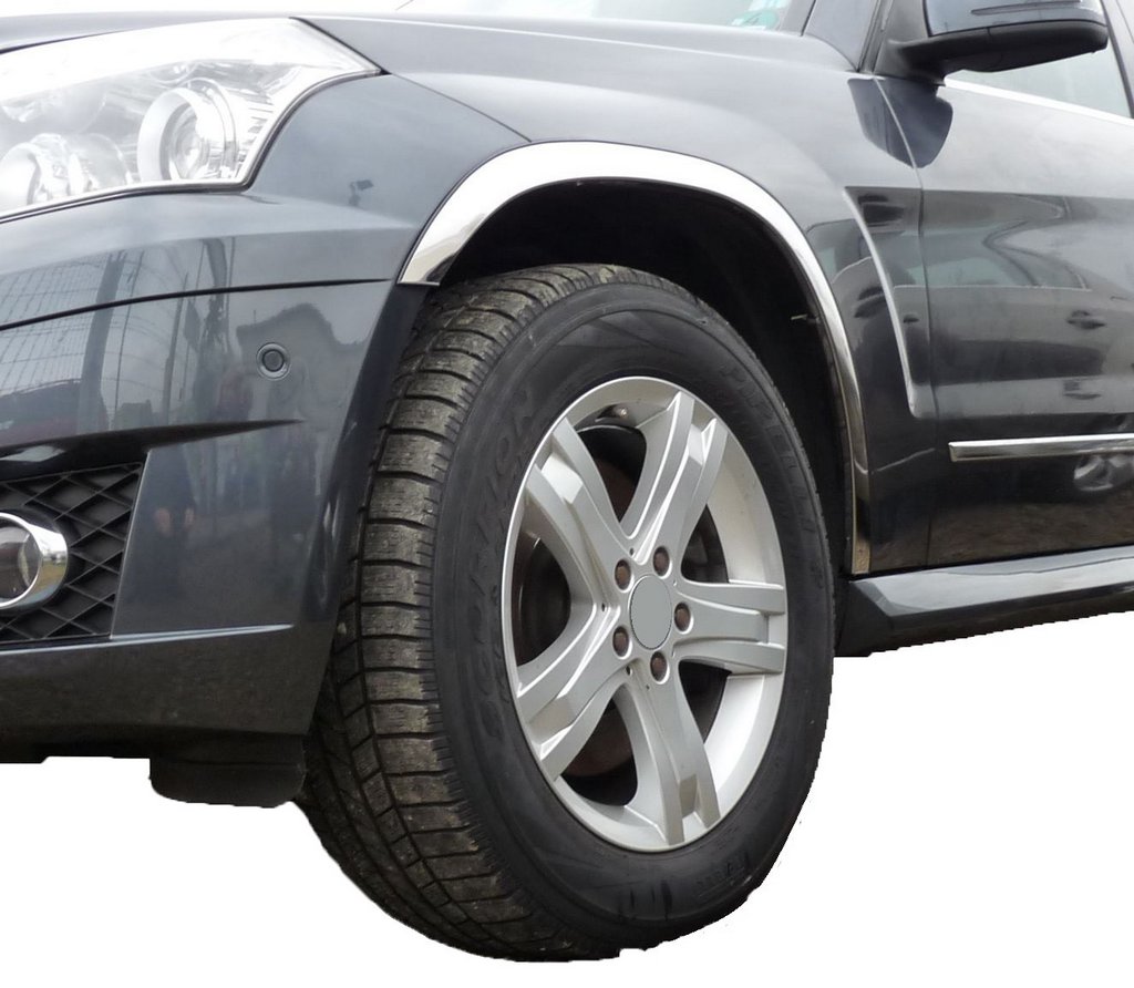 Stainless Steel Fender Trim (4 pcs) for Mercedes GLK сlass X204 2008-2015 - image 1