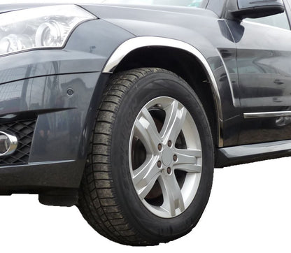Stainless Steel Fender Trim (4 pcs) for Mercedes GLK сlass X204 2008-2015 - image 1