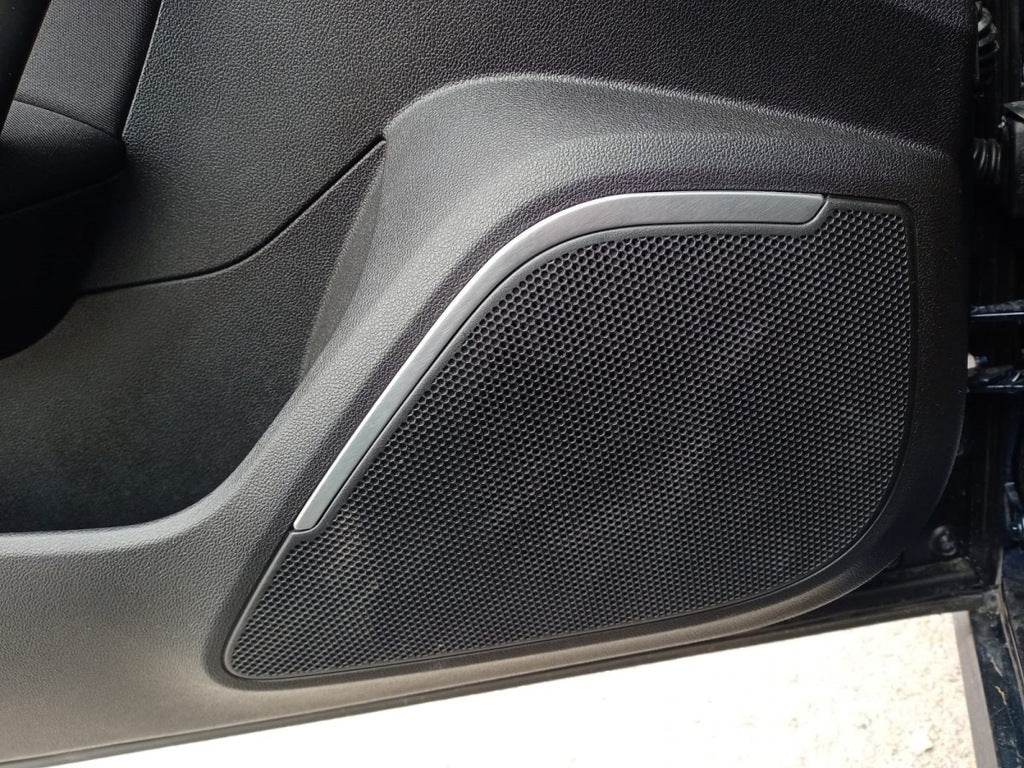 Covers for speakers in the cabin (2 pcs., stainless steel) for Renault Megane IV 2016-2025 - Reelken Auto
