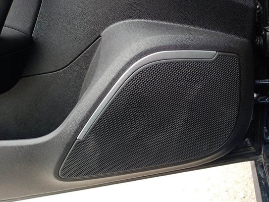 Covers for speakers in the cabin (2 pcs., stainless steel) for Renault Megane IV 2016-2025 - Reelken Auto