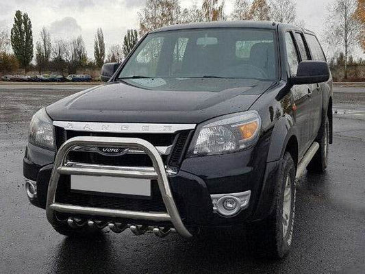The QT008 bumper guard (stainless) for Ford Ranger 2007-2011 - Reelken Auto