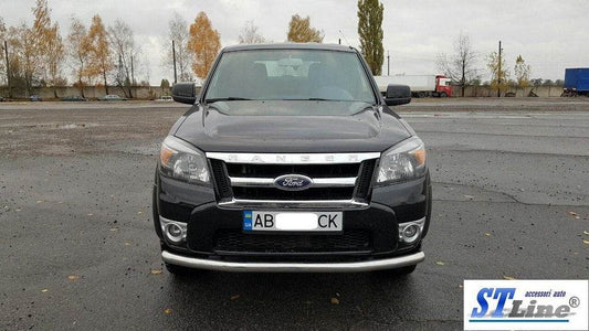 Front protection ST008 (stainless) for Ford Ranger 2007-2011 - Reelken Auto