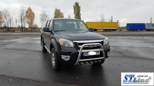 The QT008 bumper guard (stainless) for Ford Ranger 2007-2011 - Reelken Auto