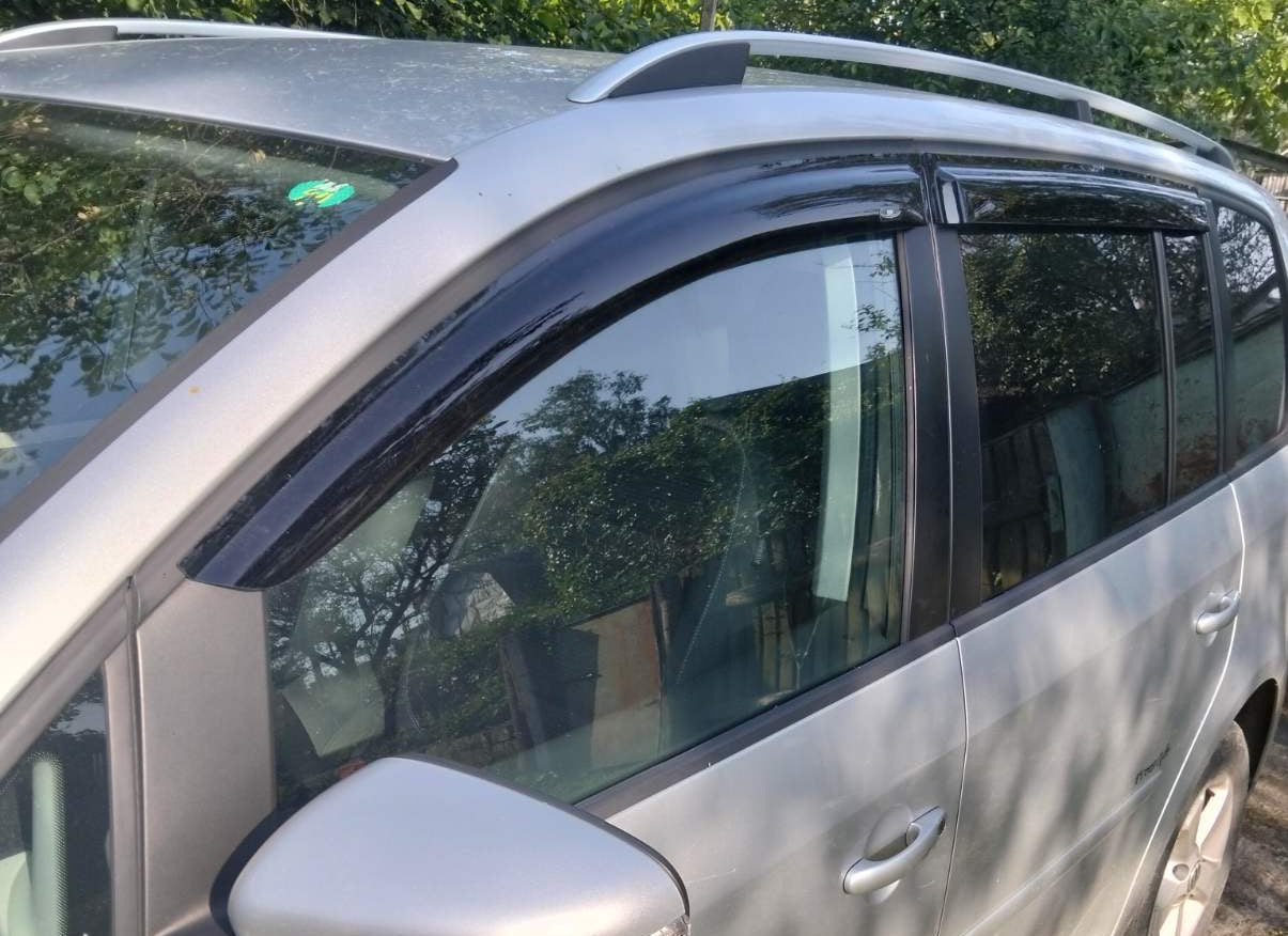 Window Deflectors (4 pcs, HIC) for Volkswagen Touran 2003-2010 - image 9