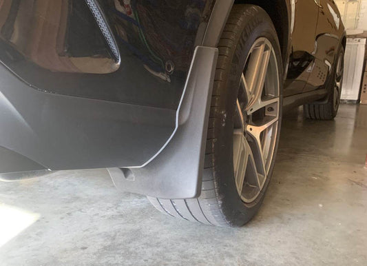 Mud guards under the original no plates (4 PCs) for Mercedes GLE coupe C292 2015-2019 - Reelken Auto