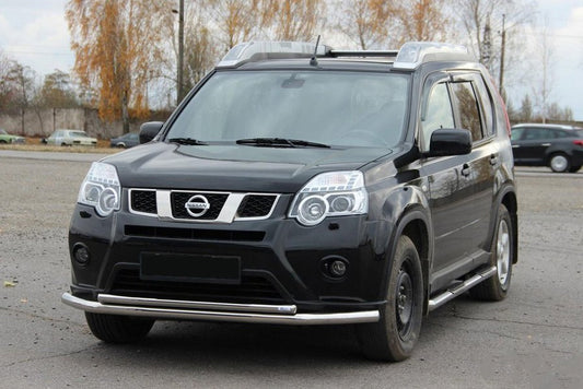 Front Bull Bar ST014 (Stainless Steel) for Nissan X-trail T31 2007-2014 - image 1